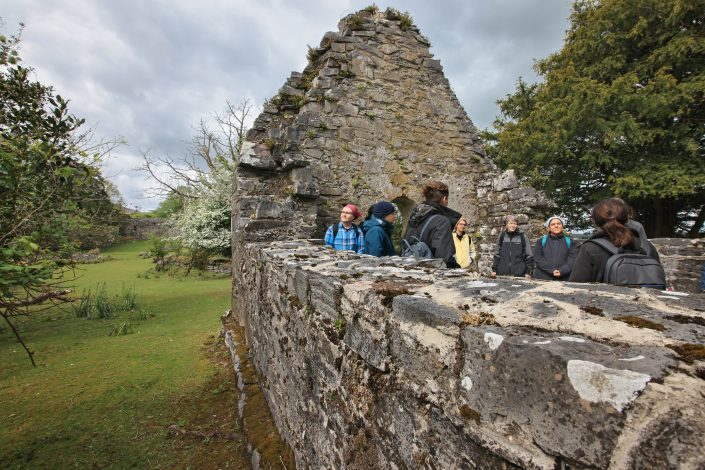 Cistercians visit Innisfallen monastic3